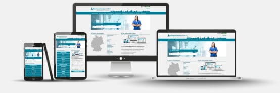krankenpflegejobs24.de - Desktop, Tablet und mobil